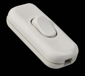 Interrupteur blanc unipolaire 2,5A
