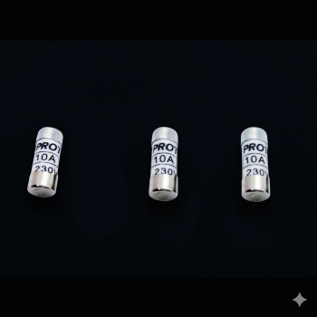Lot 3 fusibles 10A sans voyant – 8,5X23mm