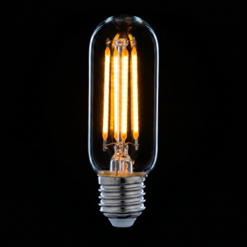 Ampoules LED Filament Claire Tubulaire - E27 / 4W / 470lm / 2700K / E (x2pcs)
