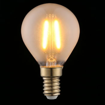 Ampoules LED Filament Dépolie Sphérique - E14 / 4W / 470lm / 2700K / E (x2pcs)