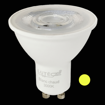 Ampoules LED Spot 36° - GU10 / 4,9W / 370lm / 3000K / F (x2pcs)