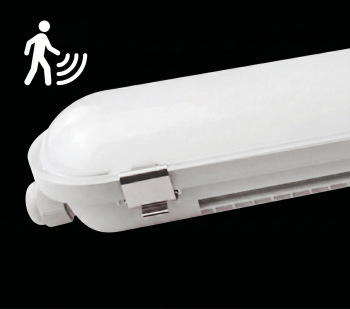 Réglette LED - détecteur HF - Traversant - 24-40W / 2880-4800lm / 1200mm / IP65 / 3CCT
