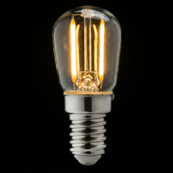 Ampoules LED Filament Claire ST26 Frigo  /  Machine à coudre - E14 / 2W / 220lm / 2700K / E (x2pcs)