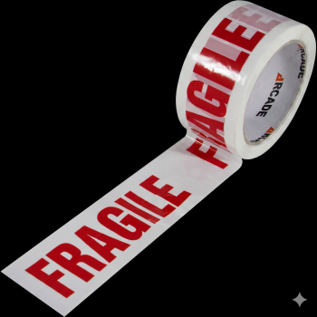 Adhésif imprimé FRAGILE 66mx50mm