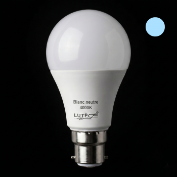 Ampoule LED Standard - B22 / 10W / 1055lm / 4000K / F