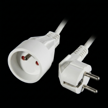 Rallonge électrique 16A(2P+T) 2m / 3G1.0mm²