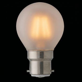 Ampoules LED Filament Dépolie Sphérique - B22 / 4W / 470lm / 2700K / E (x2pcs)
