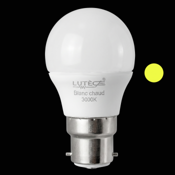 Ampoules LED Sphérique - B22 / 3,4W / 470lm / 3000K / D (x2pcs)