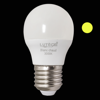 Ampoules LED Sphérique - E27 / 3,4W / 470lm / 3000K / D (x2pcs)