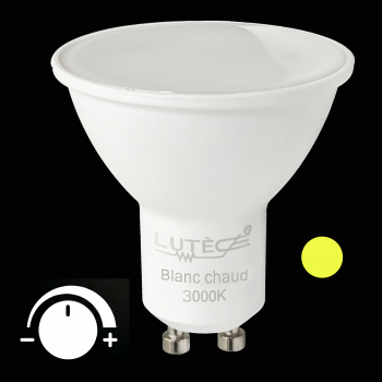 Ampoules LED Spot Dimmable - GU10 / 6W / 540lm / 3000K / F (x2pcs)