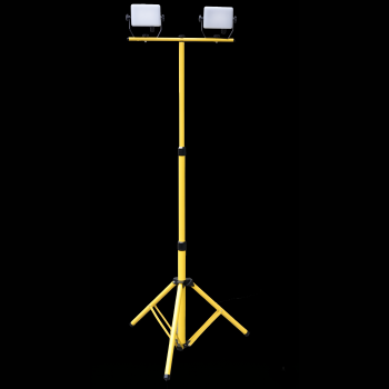 Projecteur LED Chantier trépied ajustable - 30W / 3000lm / 4000K / IP65 - Câble 1,8m