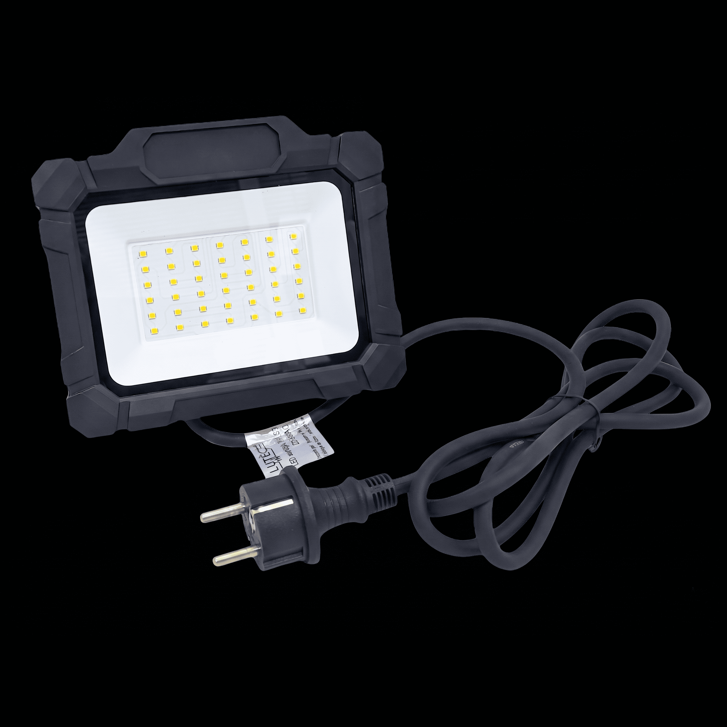 Projecteur LED Chantier trépied ajustable - 30W / 3000lm / 4000K / IP65 - Câble 1,8m – Image 2