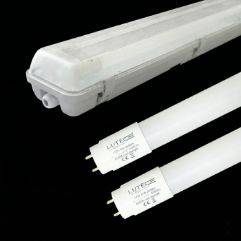 Réglette double Tubes LED traversant 2x18W / 3780lm / 1200mm / 6500K / IP65