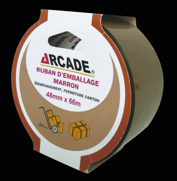 Adhésif Emballage Marron 66mx48mm